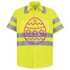 Men's High Visibility Safety Short Sleeve Work Shirt Thumbnail
