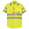 Men's High Visibility Safety Short Sleeve Work Shirt Thumbnail
