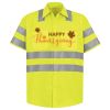 Men's High Visibility Safety Short Sleeve Work Shirt Thumbnail
