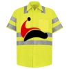 Men's High Visibility Safety Short Sleeve Work Shirt Thumbnail