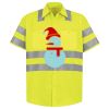 Men's High Visibility Safety Short Sleeve Work Shirt Thumbnail