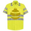 Men's High Visibility Safety Short Sleeve Work Shirt Thumbnail