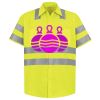 Men's High Visibility Safety Short Sleeve Work Shirt Thumbnail