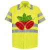 Men's High Visibility Safety Short Sleeve Work Shirt Thumbnail