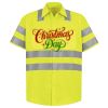Men's High Visibility Safety Short Sleeve Work Shirt Thumbnail