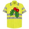 Men's High Visibility Safety Short Sleeve Work Shirt Thumbnail