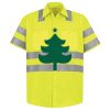 Men's High Visibility Safety Short Sleeve Work Shirt Thumbnail