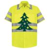 Men's High Visibility Safety Short Sleeve Work Shirt Thumbnail
