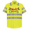 Men's High Visibility Safety Short Sleeve Work Shirt Thumbnail