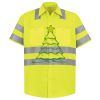 Men's High Visibility Safety Short Sleeve Work Shirt Thumbnail