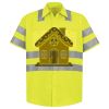 Men's High Visibility Safety Short Sleeve Work Shirt Thumbnail