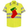 Men's High Visibility Safety Short Sleeve Work Shirt Thumbnail