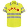 Men's High Visibility Safety Short Sleeve Work Shirt Thumbnail