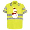 Men's High Visibility Safety Short Sleeve Work Shirt Thumbnail