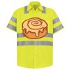 Men's High Visibility Safety Short Sleeve Work Shirt Thumbnail