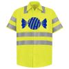 Men's High Visibility Safety Short Sleeve Work Shirt Thumbnail