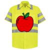 Men's High Visibility Safety Short Sleeve Work Shirt Thumbnail