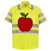 Men's High Visibility Safety Short Sleeve Work Shirt Thumbnail