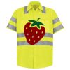 Men's High Visibility Safety Short Sleeve Work Shirt Thumbnail