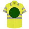 Men's High Visibility Safety Short Sleeve Work Shirt Thumbnail