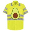 Men's High Visibility Safety Short Sleeve Work Shirt Thumbnail