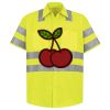 Men's High Visibility Safety Short Sleeve Work Shirt Thumbnail