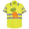 Men's High Visibility Safety Short Sleeve Work Shirt Thumbnail