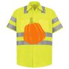 Men's High Visibility Safety Short Sleeve Work Shirt Thumbnail