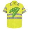 Men's High Visibility Safety Short Sleeve Work Shirt Thumbnail