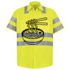 Men's High Visibility Safety Short Sleeve Work Shirt Thumbnail