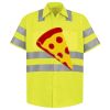 Men's High Visibility Safety Short Sleeve Work Shirt Thumbnail