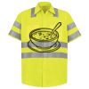 Men's High Visibility Safety Short Sleeve Work Shirt Thumbnail