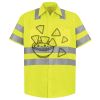 Men's High Visibility Safety Short Sleeve Work Shirt Thumbnail