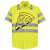 Men's High Visibility Safety Short Sleeve Work Shirt Thumbnail
