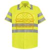 Men's High Visibility Safety Short Sleeve Work Shirt Thumbnail