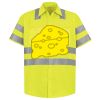 Men's High Visibility Safety Short Sleeve Work Shirt Thumbnail