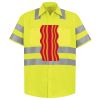 Men's High Visibility Safety Short Sleeve Work Shirt Thumbnail