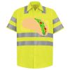 Men's High Visibility Safety Short Sleeve Work Shirt Thumbnail