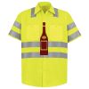 Men's High Visibility Safety Short Sleeve Work Shirt Thumbnail