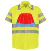 Men's High Visibility Safety Short Sleeve Work Shirt Thumbnail