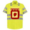 Men's High Visibility Safety Short Sleeve Work Shirt Thumbnail