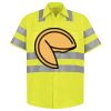 Men's High Visibility Safety Short Sleeve Work Shirt Thumbnail