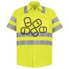 Men's High Visibility Safety Short Sleeve Work Shirt Thumbnail