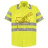 Men's High Visibility Safety Short Sleeve Work Shirt Thumbnail