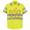 Men's High Visibility Safety Short Sleeve Work Shirt Thumbnail