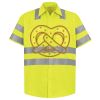 Men's High Visibility Safety Short Sleeve Work Shirt Thumbnail