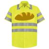 Men's High Visibility Safety Short Sleeve Work Shirt Thumbnail