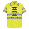 Men's High Visibility Safety Short Sleeve Work Shirt Thumbnail