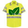 Men's High Visibility Safety Short Sleeve Work Shirt Thumbnail
