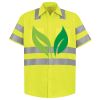 Men's High Visibility Safety Short Sleeve Work Shirt Thumbnail